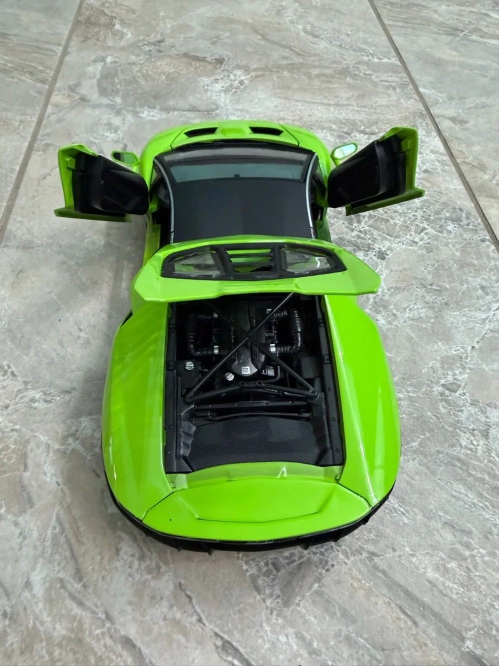 Neon Green Diecast Lamborghini Centenario Sports Car